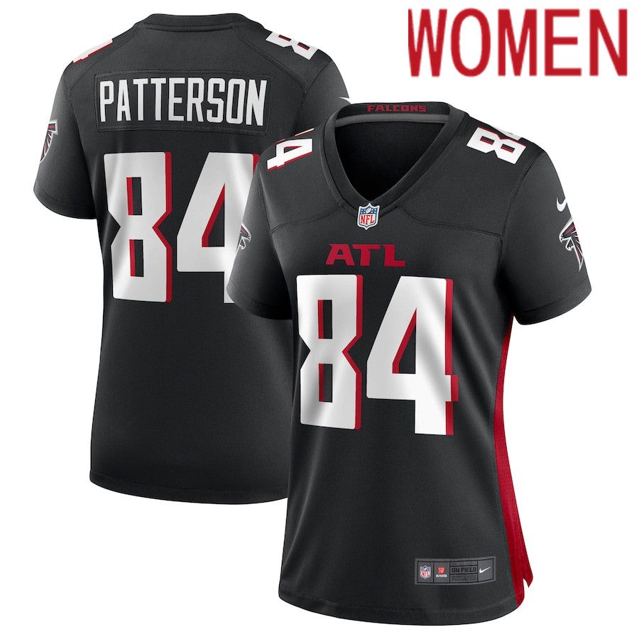 Women Atlanta Falcons 84 Cordarrelle Patterson Nike Black Game Player NFL Jersey
